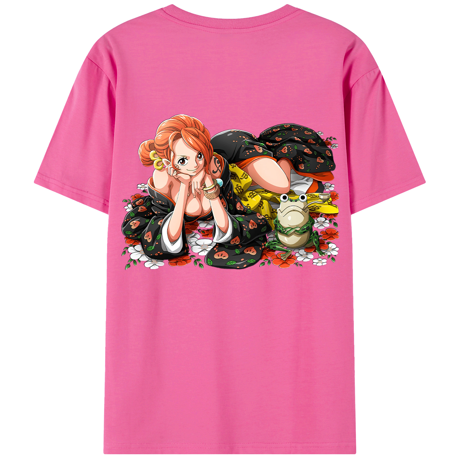 （画像用） ワンピース ナミ ONE PIECE Nami レディース半袖Tシャツ(バックプリント)
